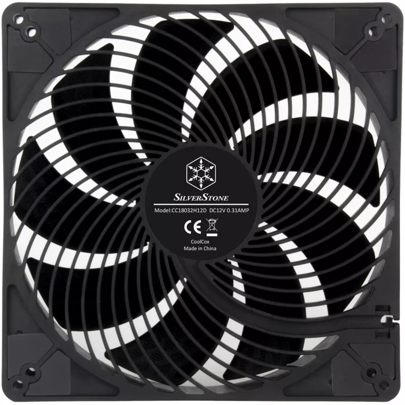 SilverStone SST-AP184i-PRO 180mm kotelotuuletin musta
