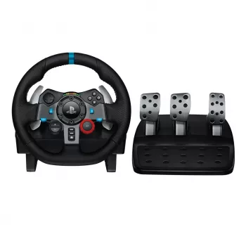 Logitech G G29 -ratti + polkimet PlayStation 3, PlayStation 4 analoginen USB 2.0 musta
