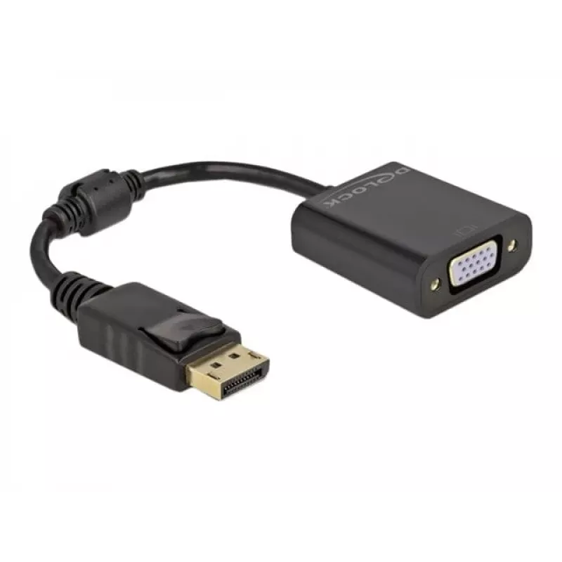 Sovitin DisplayPort 1.2 uros VGA naaras DeLOCK 61006