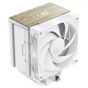 Ilmajäähdytin DeepCool AK700 Digital WH, 120 mm tuuletin, tukee AM5/AM4/LGA 1700/1200/1155/1151/1150, valkoinen