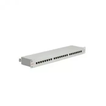 ROLINE 48,30cm (19) patch-paneeli 1 HE, 24 porttia, Cat.5e, harmaa (26.11.0329)