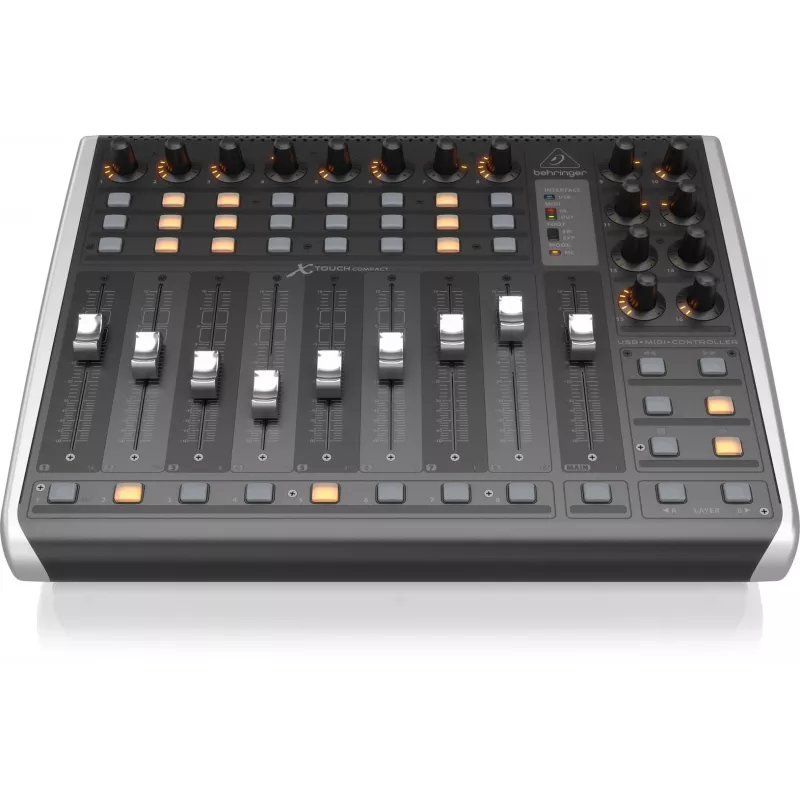 Behringer X-TOUCH COMPACT MIDI-kosketinlaite USB musta