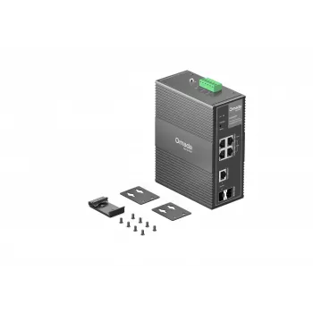 TP-Link IES206GPP verkkokytkin hallittava Gigabit Ethernet (10/100/1000) Power over Ethernet (PoE) musta
