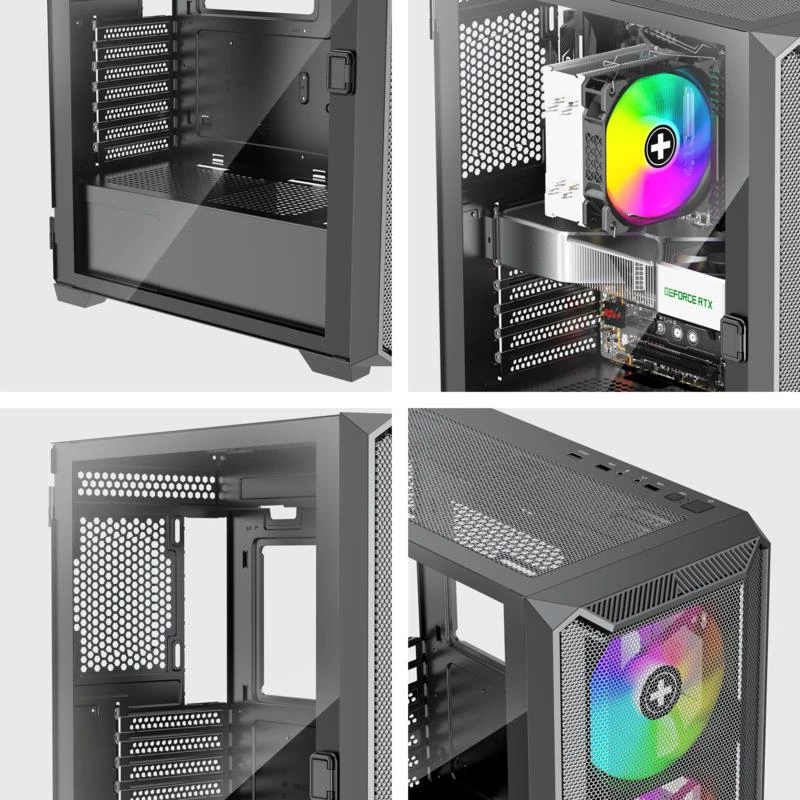 Kotelo|XILENCE|ATX/micro ATX/Mini-ITX|musta|Midi Tower|PC|XG161