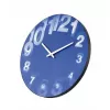 NeXtime kello 3077bl 3D, Ø39,5 cm, seinäkello, sininen/valkoinen
