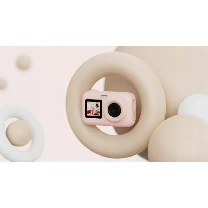 Toimintakamera SJCam Funcam+ Pink 1080p vedenpitävä, SJCam PLUS PINK
