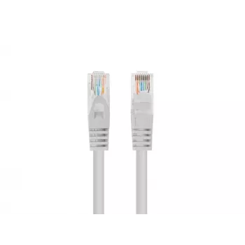 Verkkokaapeli LANBERG PCU5-10CC-0025-S Cat5e U/UTP RJ-45 — 0,25 m, harmaa
