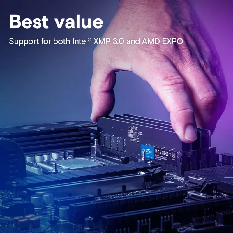 Muistimoduuli Crucial DDR5 64GB 5600MHz