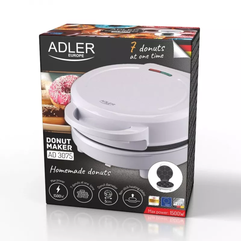 Adler donitsipannu | AD 3075 | donitsipannu | 1500 W