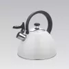 Maestro MR-1302-WG liesikattila pillillä, 2,5 l, valkoinen