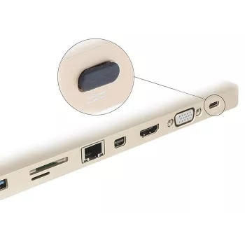 Liitinsuojus DeLOCK 64014 USB Type-C musta 10 kpl