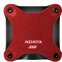 Ulkoinen SSD ADATA SD620 1 TB, kannettava USB 3.2 Gen 2 (Micro-USB B), lukunopeus 520 MB/s, kirjoitusnopeus 460 MB/s, iskunkestävä, punainen