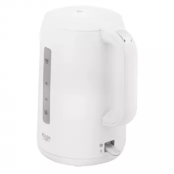 Adler vedenkeitin | AD 1386 | sähköinen | 1850 W | 2,2 L | muovi | 360° kääntöalusta | valkoinen