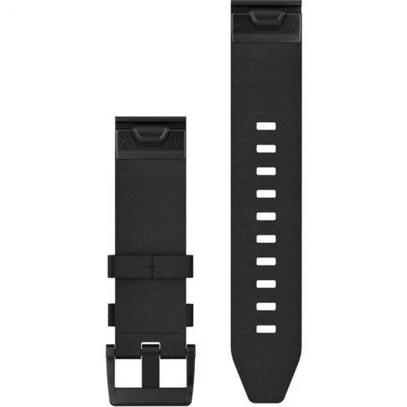 Ranneke Garmin QuickFit musta Leather 010-12740-01