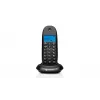 Motorola C1001CB+ DECT-langaton puhelin puhelunesto-, soittajan tunnistus- ja kaiutinpuhelutoiminnolla, musta