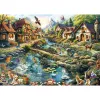 Palapeli 1000 palaa, Schmidt Spiele Dorf am Waldrand, maisemakuvitus