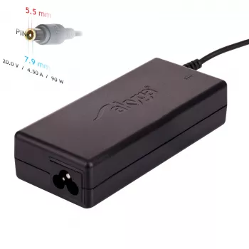 Akyga AK-ND-18 kannettavan tietokoneen virtalähde Lenovolle, 90 W, 20 V / 4,5 A, 7,9 x 5,5 mm nastalla
