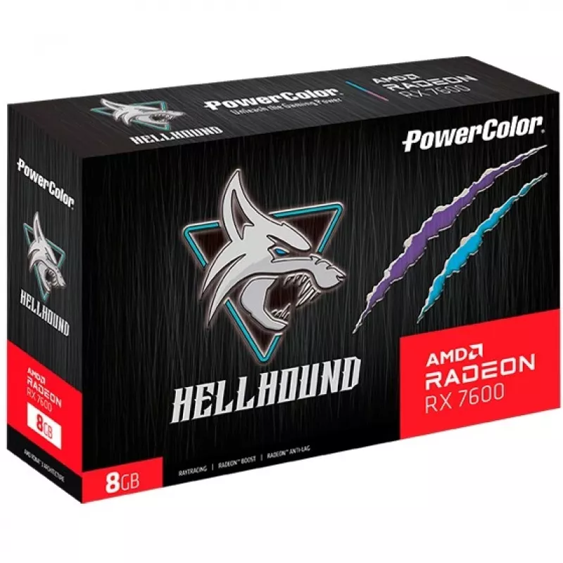 Näytönohjain AMD Radeon RX 7600 8 GB GDDR6