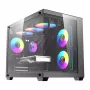 Tietokonekotelo DarkFlash B275 PRO (musta) 6 esiasennetulla tuulettimella