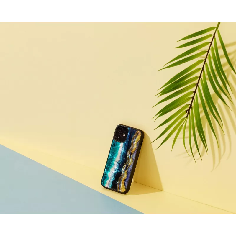 iKins suojakotelo Apple iPhone 12 mini — violetti akaattikuvio