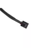 Kaapelin jatko Alphacool 18675 muovi musta 600 mm