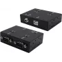 Sarjaporttisovitinkaapeli Exsys USB 2.0 - 2-porttinen RS-232 EX-13072HM metallikotelo