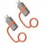 USB-C - Lightning -sovitin 4smarts 541522, 27W PD, 2 kpl:n pakkaus