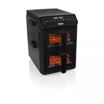 Princess Double Stack -kiertoilmakypsennin | 182490 | teho 3000 W | tilavuus 11,2 l | musta