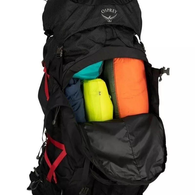 Osprey Aether Plus 85 vaellusreppu L/XL musta