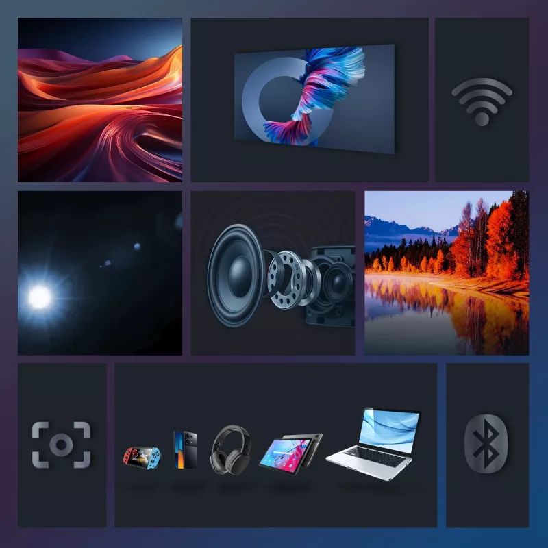 Extralink projektori Smart Life Vision Pro 450 ANSI, 1080p, Android 9.0
