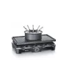 Severin RG 2347 raclette-grilli 8 henkilölle 1400 W musta