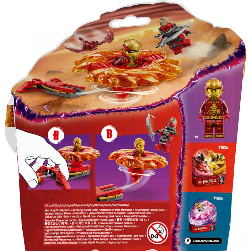 LEGO NINJAGO 71823 Kain lohikäärme-Spinjitzu-spinneri