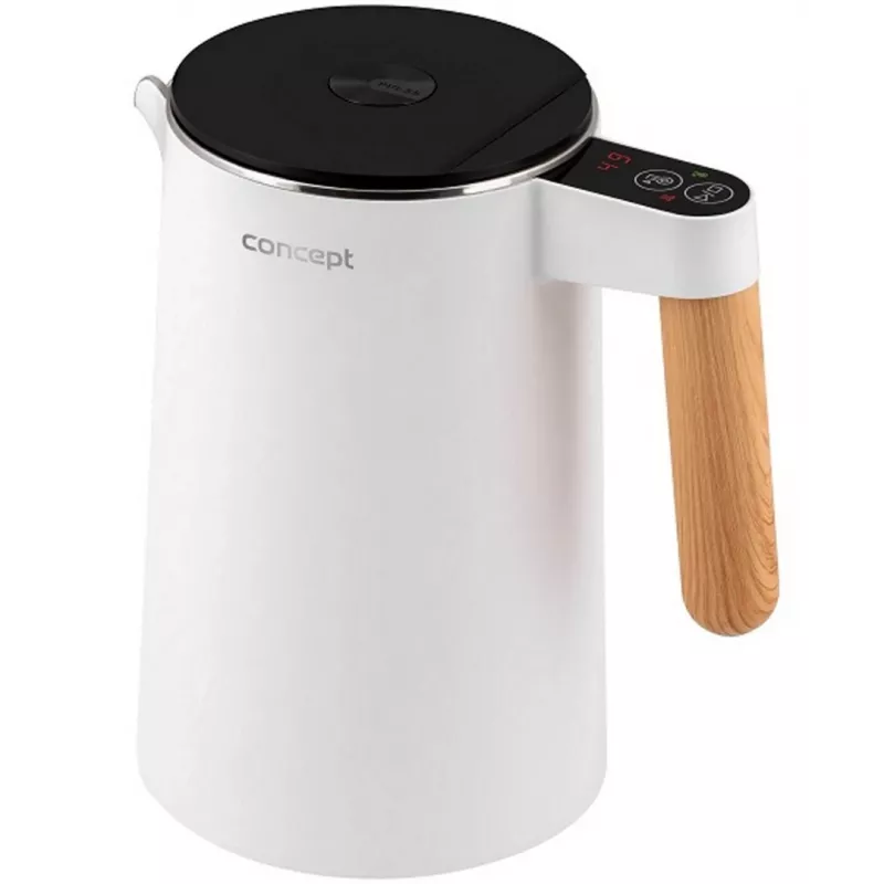 Ruostumaton teräs -vedenkeitin valkoinen 1,5 l Salt & Pepper Concept RK3300