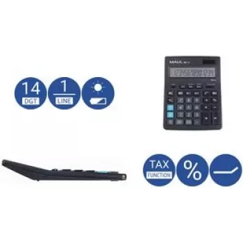 MAUL MXL 14 pöytälaskin musta (7267490)