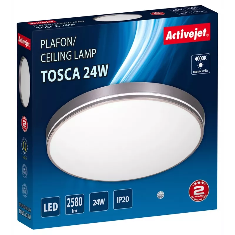Activejet AJE-TOSCA LED-kattovalaisin 24W