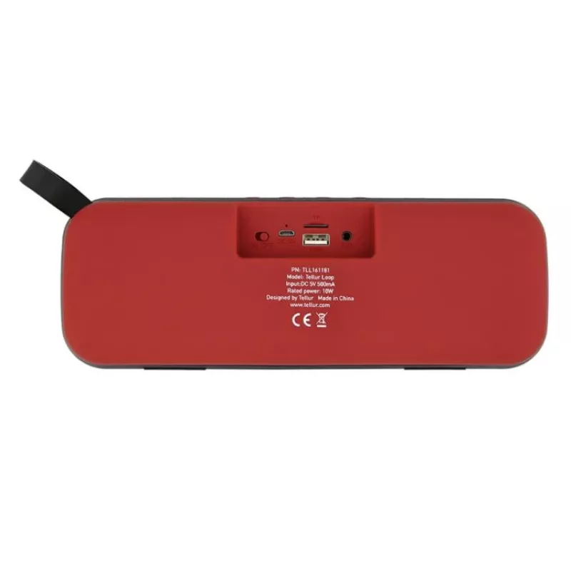 Kannettava kaiutin Tellur Bluetooth-kaiutin Loop 10W punainen