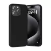 Vention KUFB0-40 silikoninen suojakotelo iPhone 15 Pro Max — musta soft touch -kotelo
