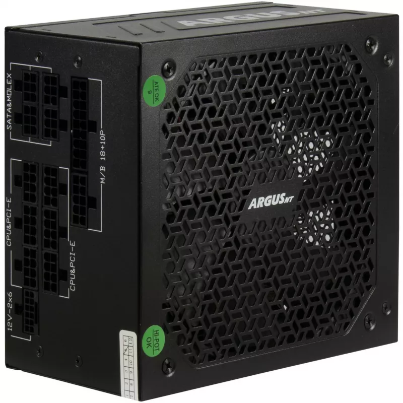 Inter-Tech ArgusNT HA-1200BA4 1200 W virtalähde, 80 PLUS Gold, ATX 3.1