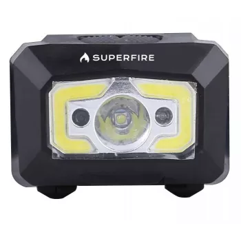 Superfire X30 otsalamppu, 340 lm, USB, 5 tilaa, 130 m