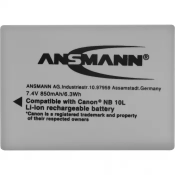 A-Can NB 10 L, kamera-akku yhteensopiva Canon NB 10 L kanssa, Retail