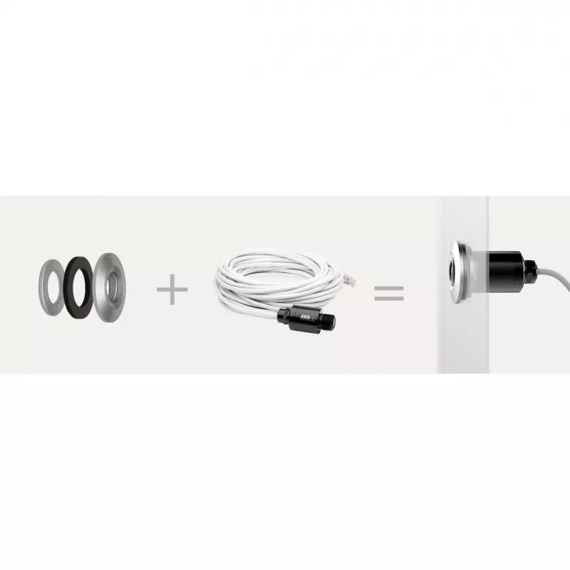 Axis asennus Covert/Pinhole F8212 TRIM RING 10 kpl:n pakkaus