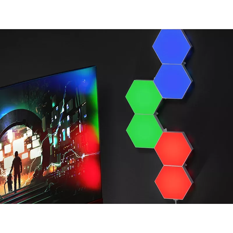 Upotettava RGB-LED-paneeli TRACER Smart Hexagon Tracer 47256 Ambience TRAOSW47256