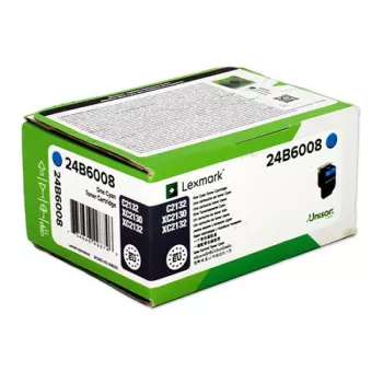 OEM Lexmark 24B6008 syaani 3000 sivua alkuperäinen värikasetti OLEX24B6008
