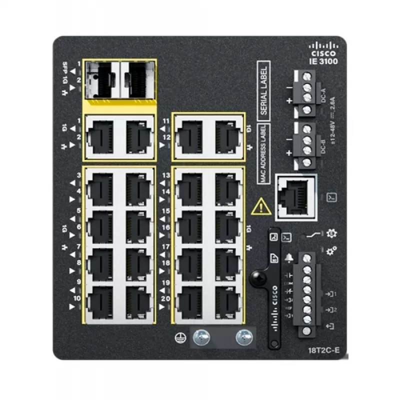 Hallittava kytkin Cisco Catalyst IE3100 L2/L3 18 porttia Gigabit Ethernet