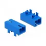 LWL-liitin PCB SC Simplex liitäntä SC Simplex liitäntään single-mode sininen