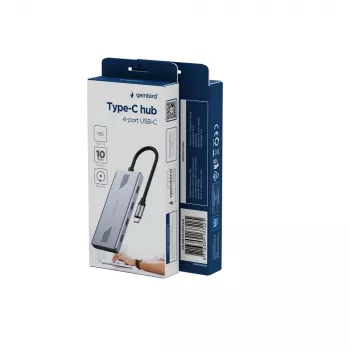 USB-C 3.2 Gen 2 4-porttinen keskitin GEMBIRD UHB-CM-U310-C4-01
