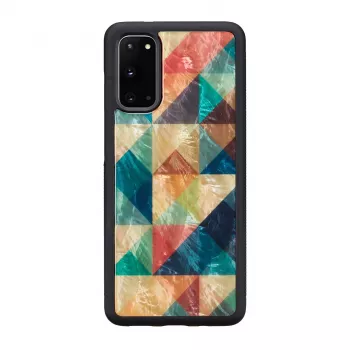 iKins suojakotelo Samsung Galaxy S20:lle — Mosaic musta