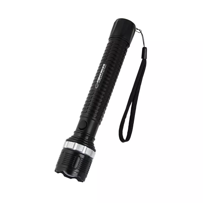 Käsitaskulamppu ESPERANZA Epione XL LED 1.2W 100 lm 100 m musta, paristokäyttöinen R20 (3)