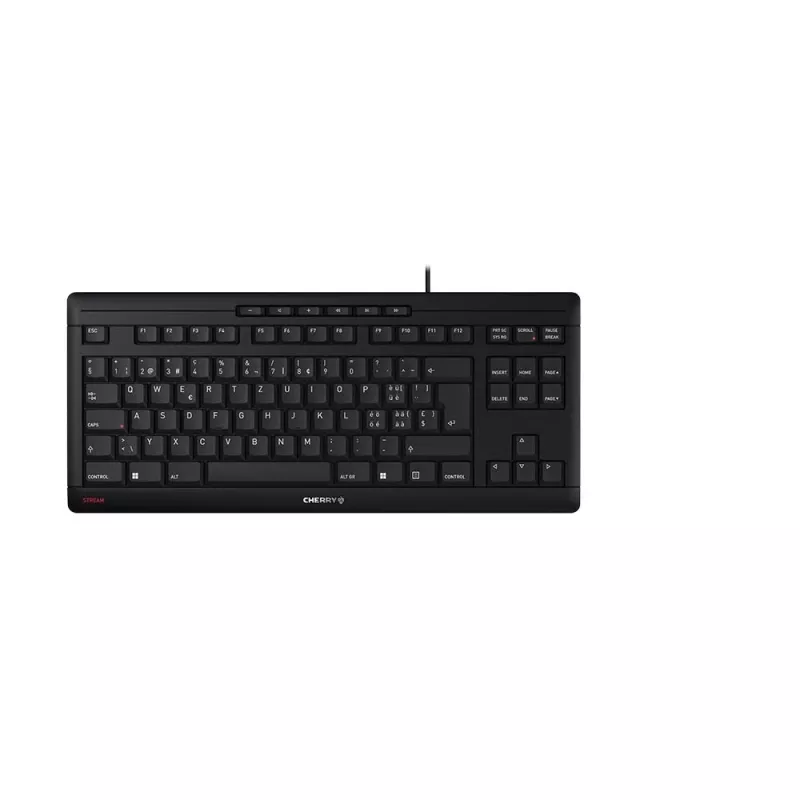 CHERRY STREAM TKL näppäimistö Universal USB QWERTZ sveitsi musta