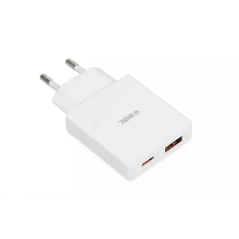iBox ILUC43W -laturi mobiililaitteille yleismalli valkoinen AC sisäkäyttöön